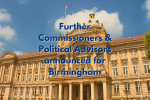 Further commissioners and political advisors named for Birmingham