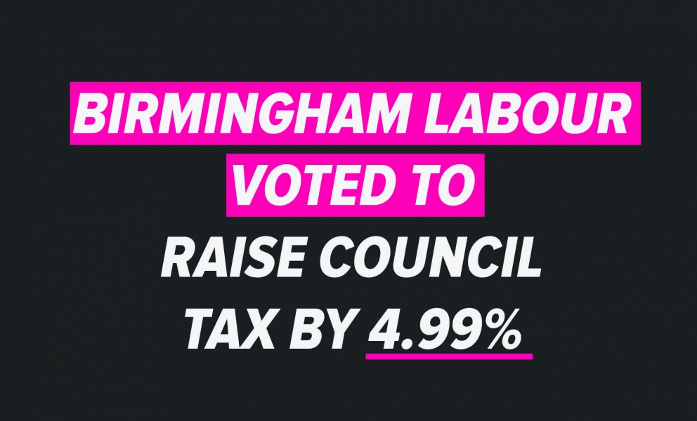 Council Tax is going up 4.99%