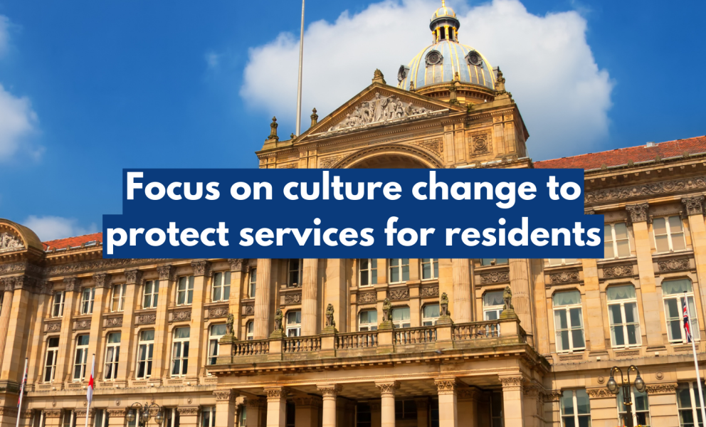 Focus on culture change to protect services for residents